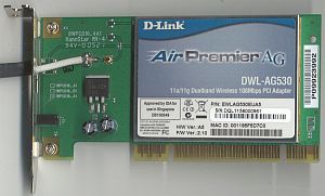 D-Link DWL-AG530 Wireless PCI NIC