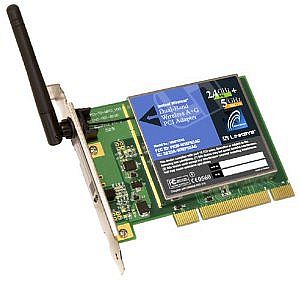 Linksys WMP55AG Dual-band Wireless A+G PCI adapter