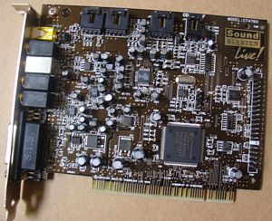 Creative SoundBlaster Live X-Gamer PCI card