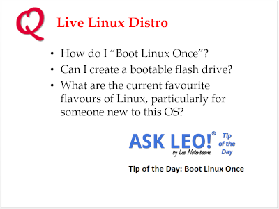 Boot Linux Once